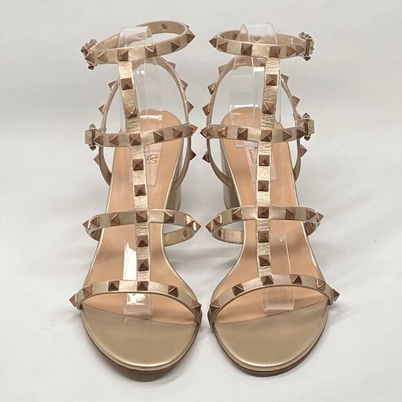 Valentino Garavani Rockstud Caged Leather Sandals size 40 - Picture 4 of 13